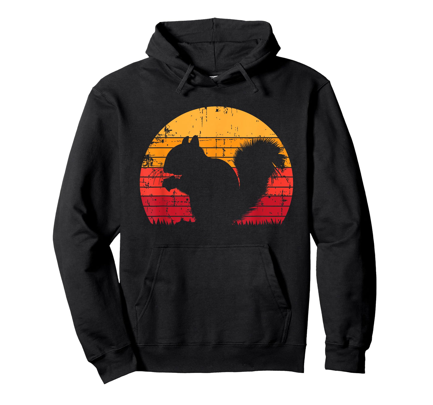 Funny Black Squirrel Sunset Vintage Safari For Men Women Kid T-Shirt