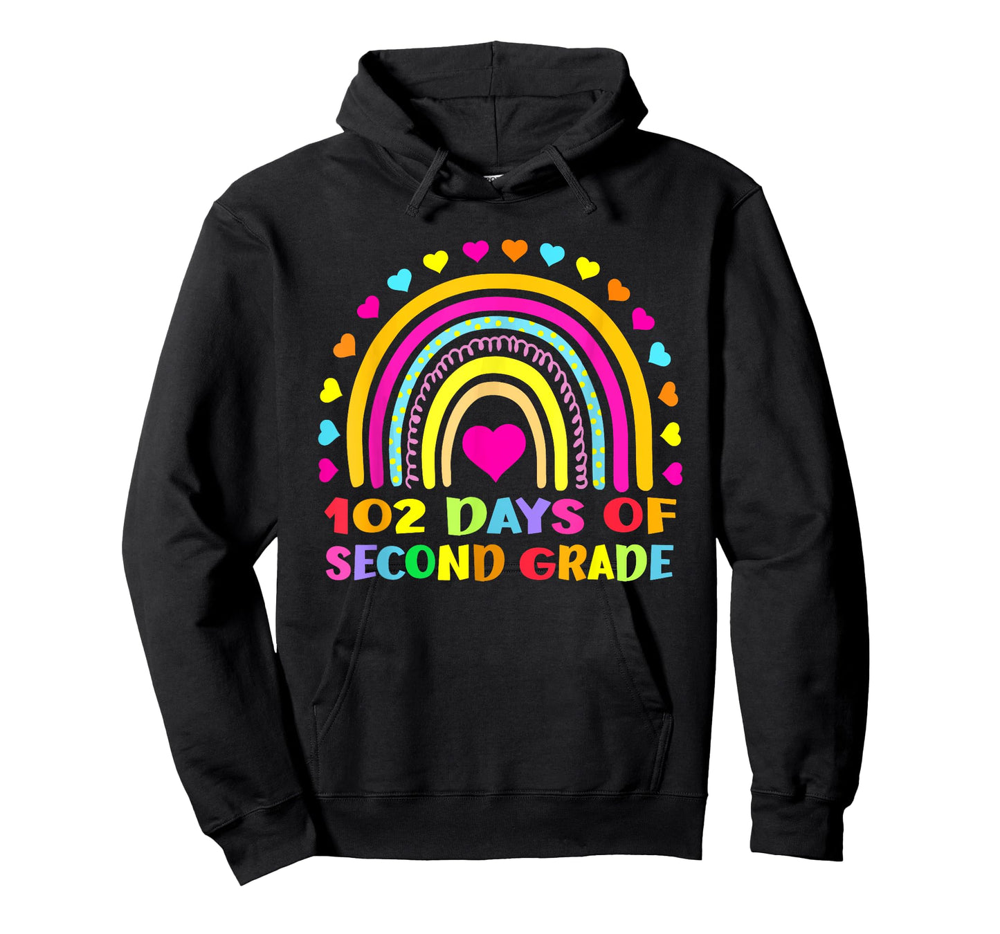 102 Day Of 2nd Grade Rainbow 102 Days Of Second Grade T-Shirt