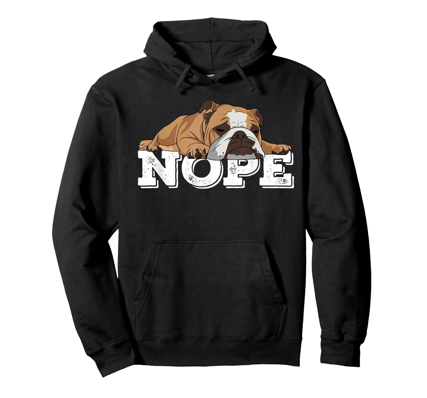 Nope Lazy English Bulldog Dog Lover T-Shirt
