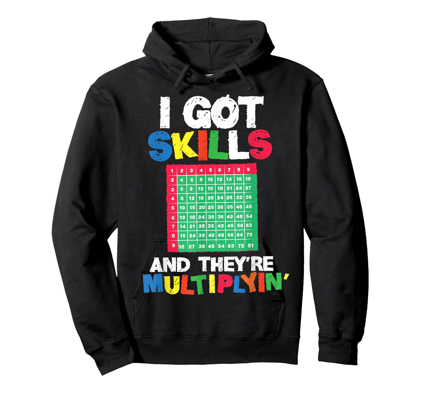 I Got Skills They're Multiplying Shirt Funny Math Teacher T-Shirt