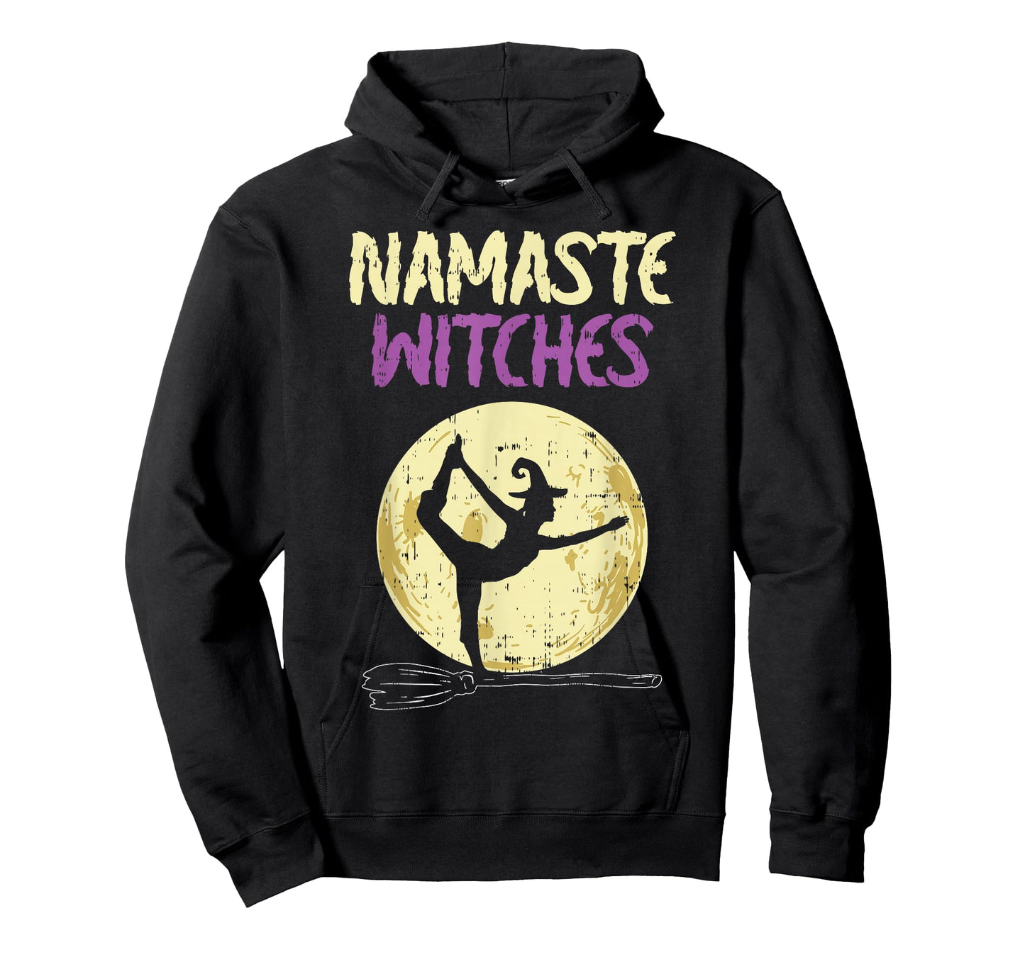 Namaste Witches T-Shirt Halloween Yoga Lover Costume Moon T-Shirt