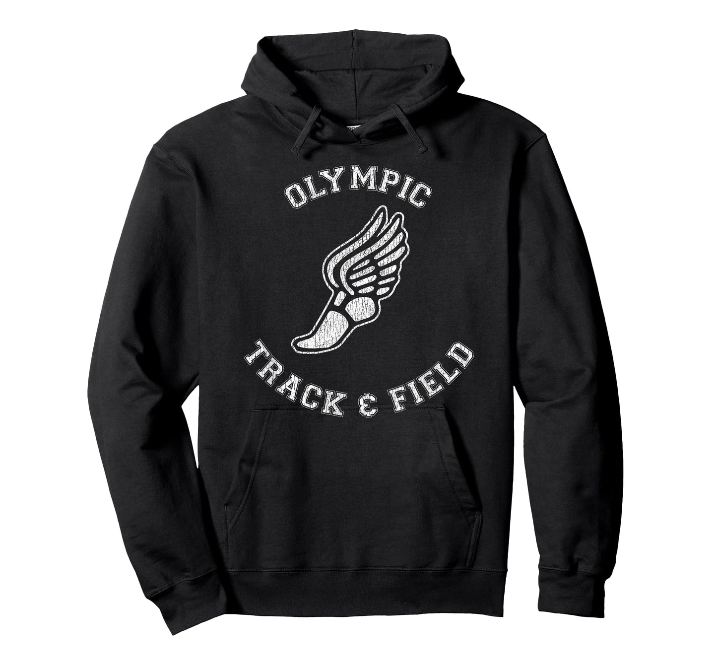 Olympic Track & Field Distressed Retro Classic 80s T-Shirt