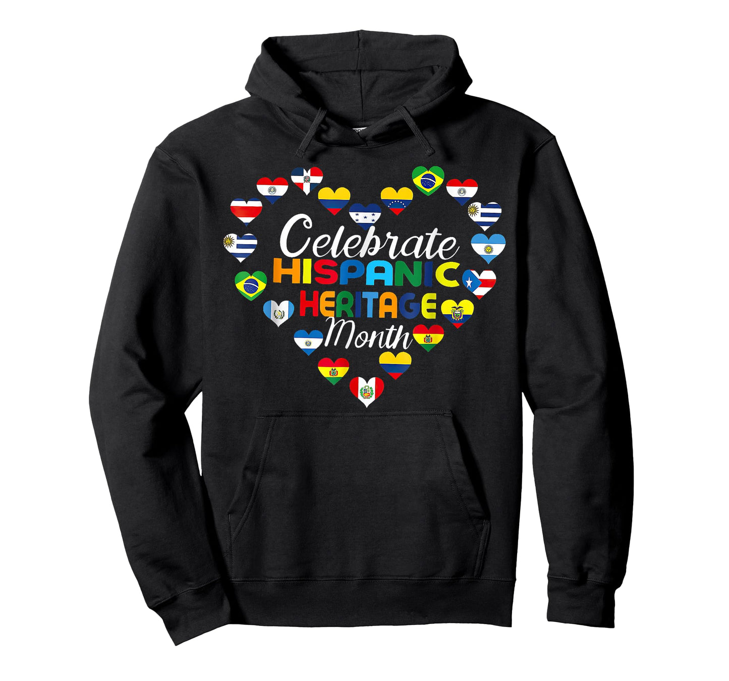 Hispanic Countries Flags Celebrate Hispanic Heritage Month T-Shirt