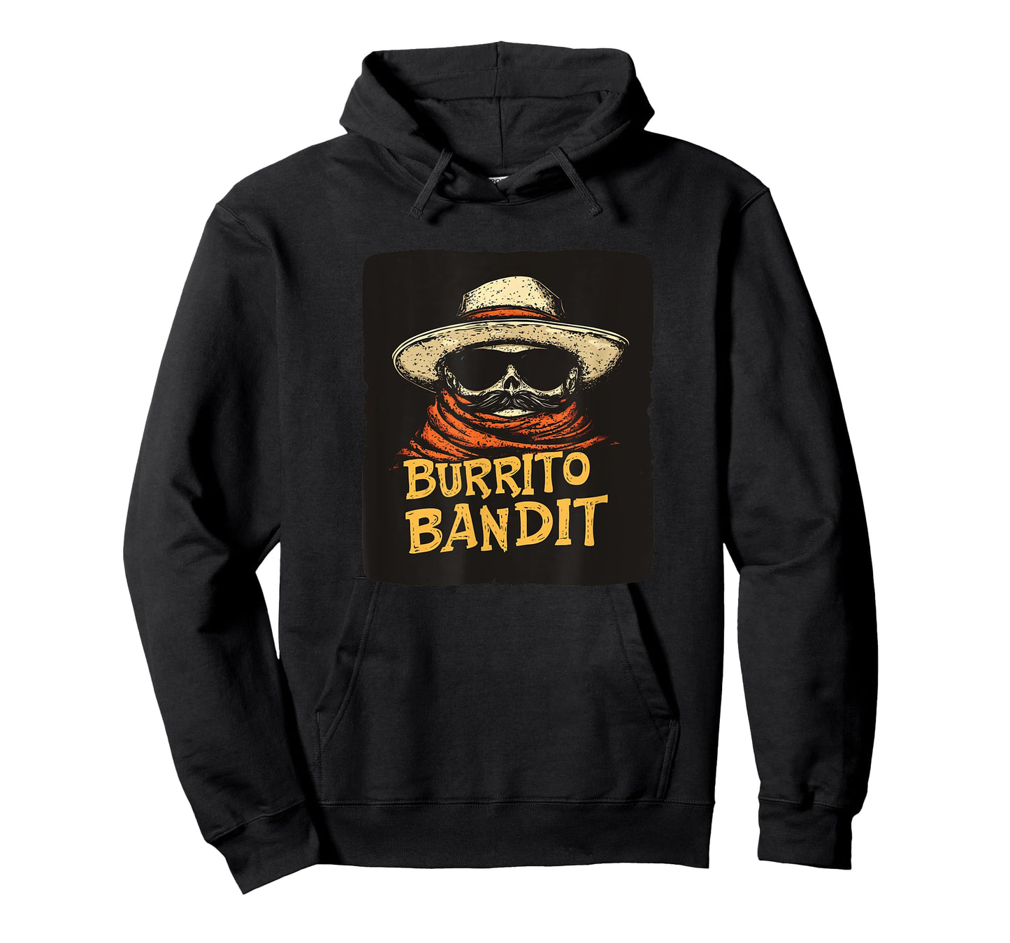 Burrito Bandit with Sunglasses and Sombrero Costume T-Shirt