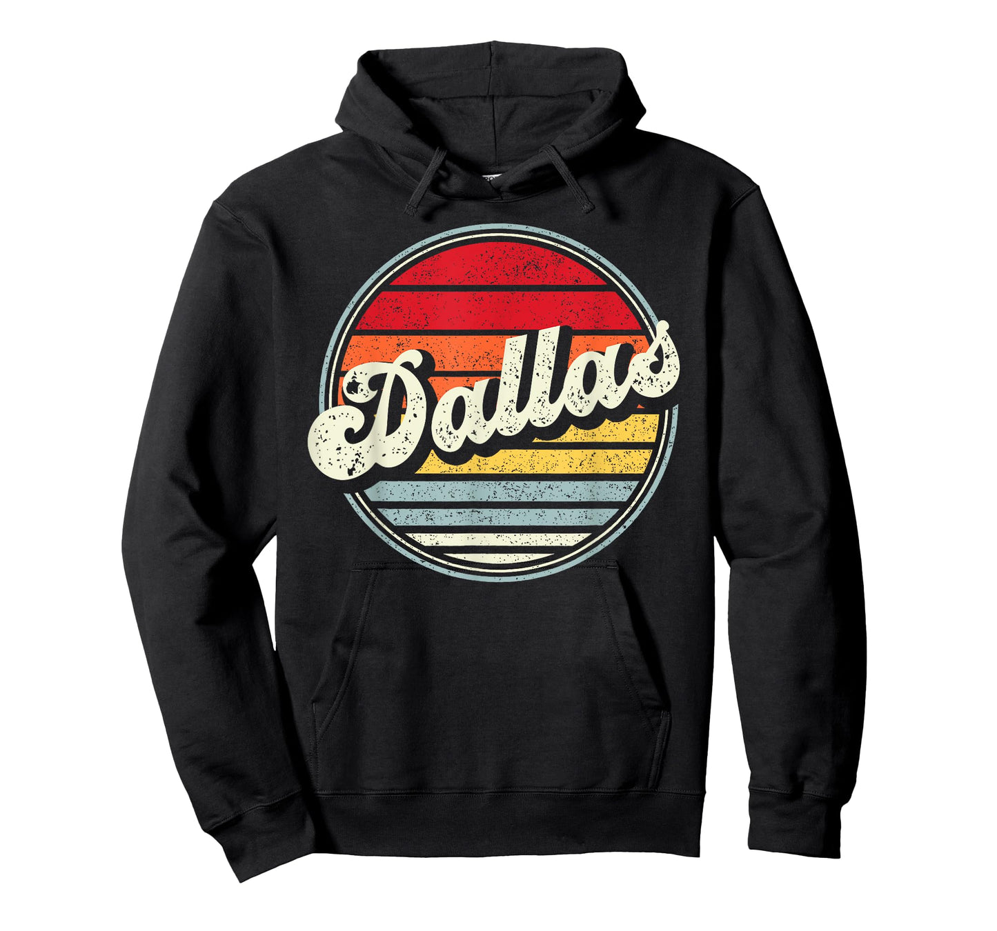 Retro Dallas Home State Cool 70s Style Sunset Men Women Kids T-Shirt
