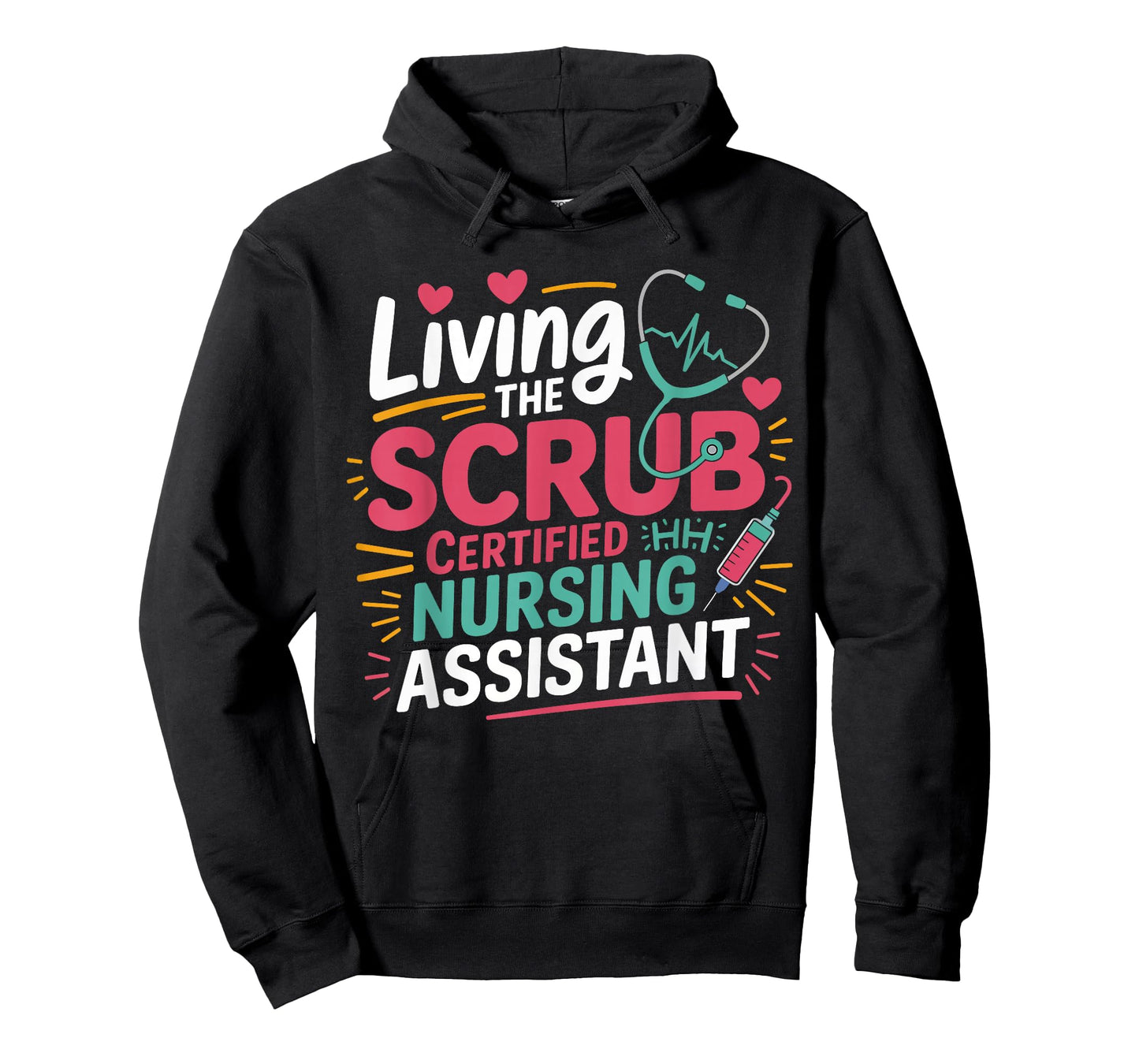Living The Scrub Life Certified Nursing Assistant CNA Women T-Shirt