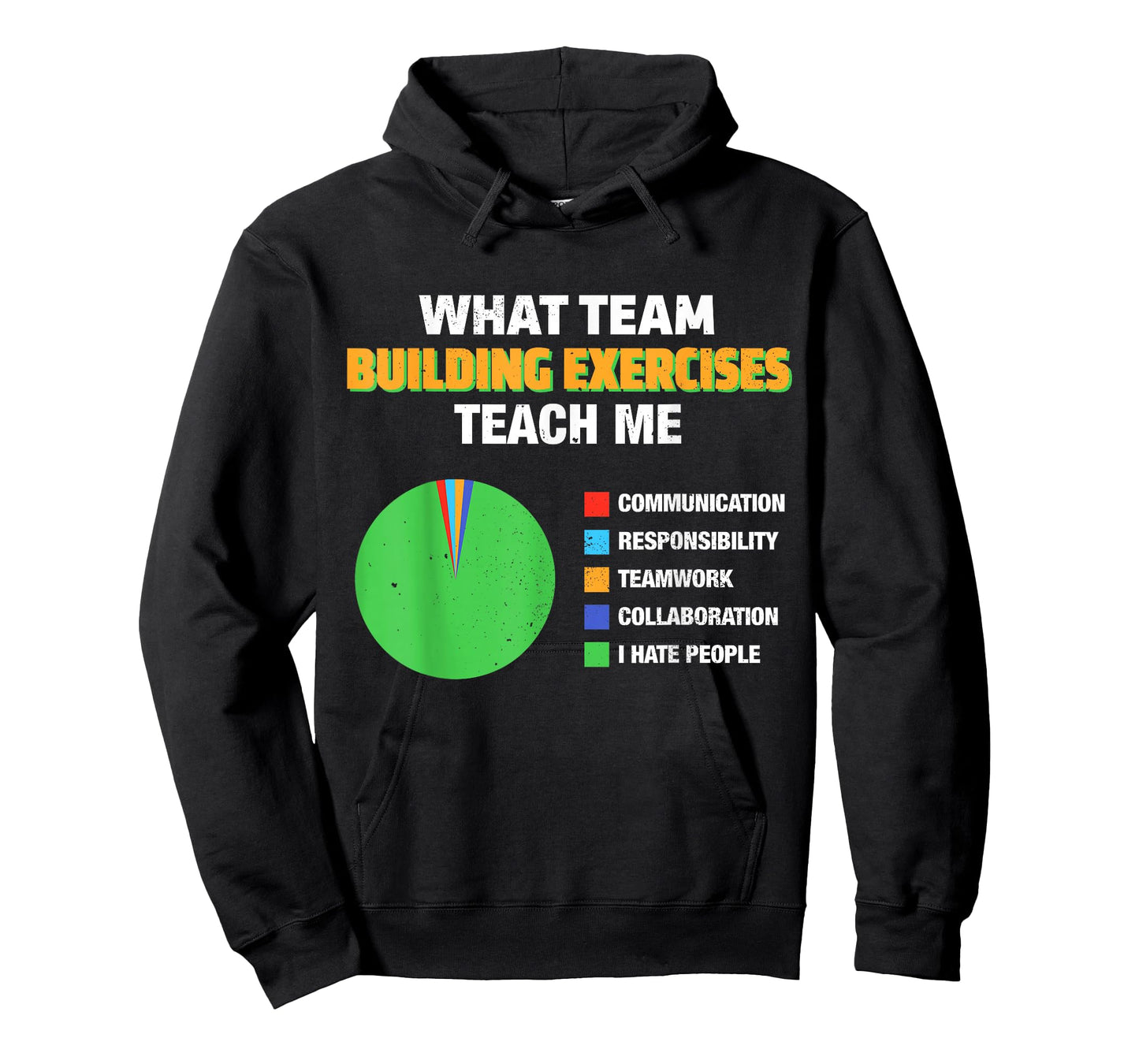 What Team Building Exercises Teach Me Communication Chart T-Shirt