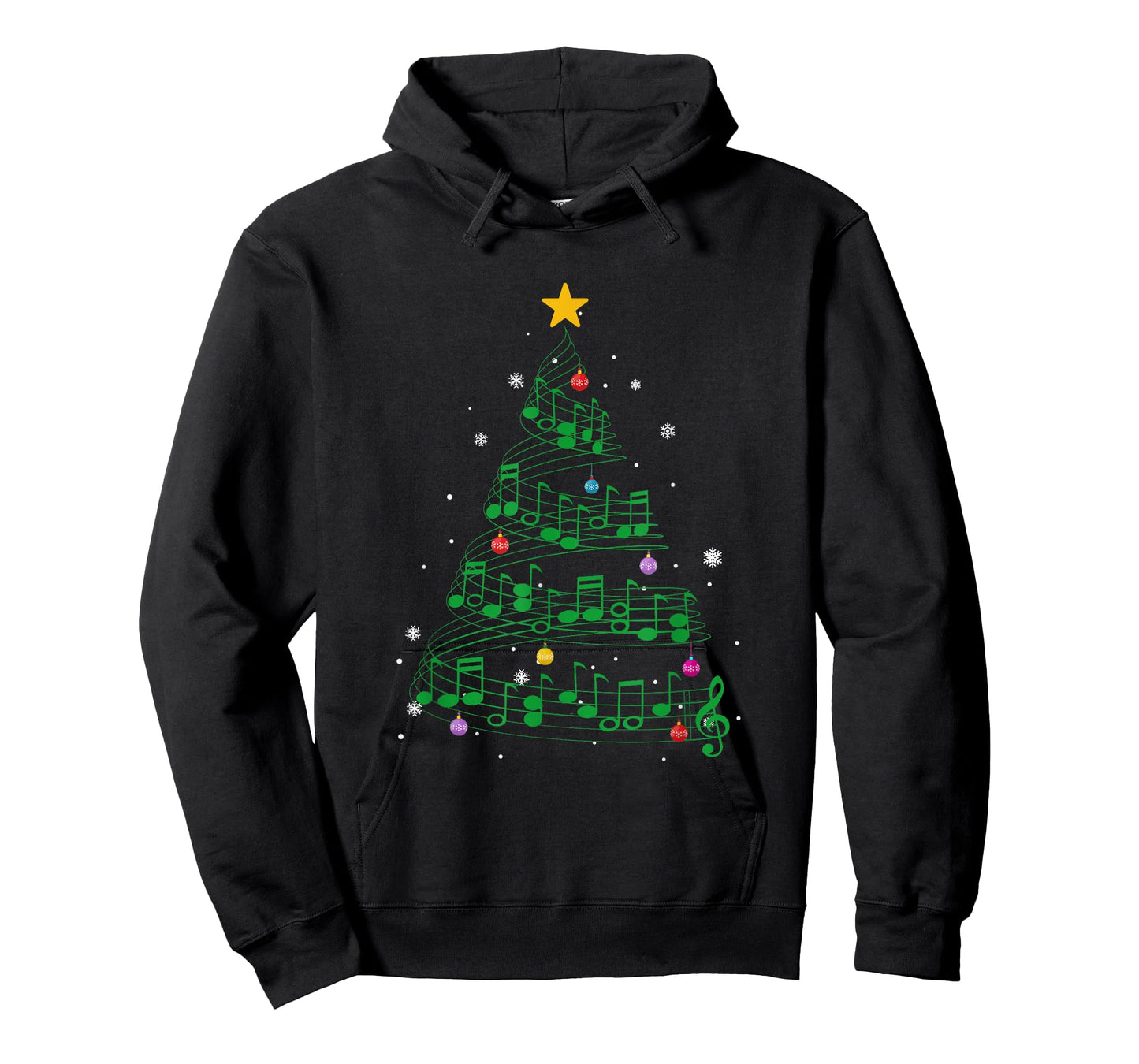 Music Note Tree Christmas Tree Gift T-Shirt