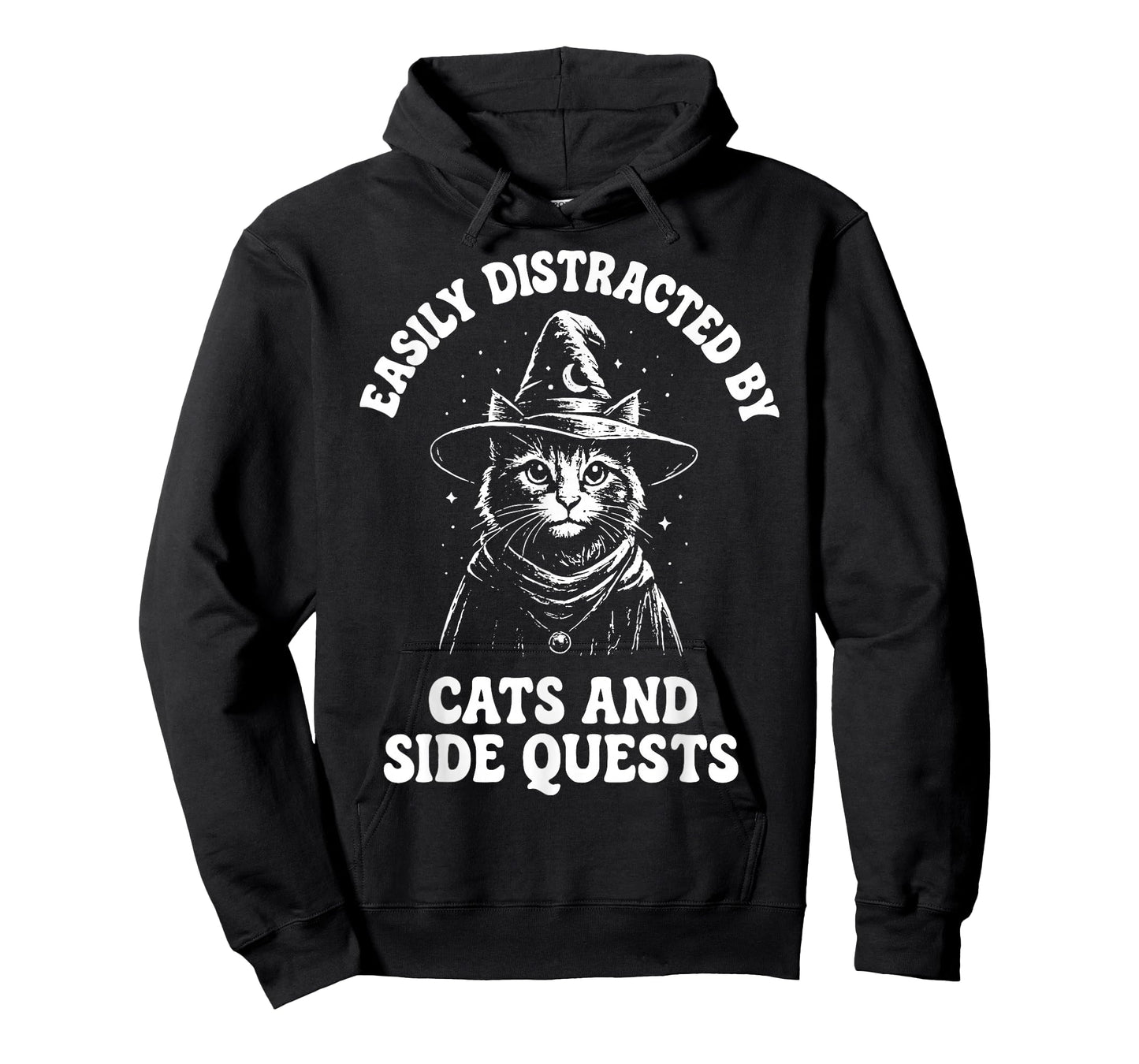 Easily Distracted By Cats And Side Quests T-Shirt
