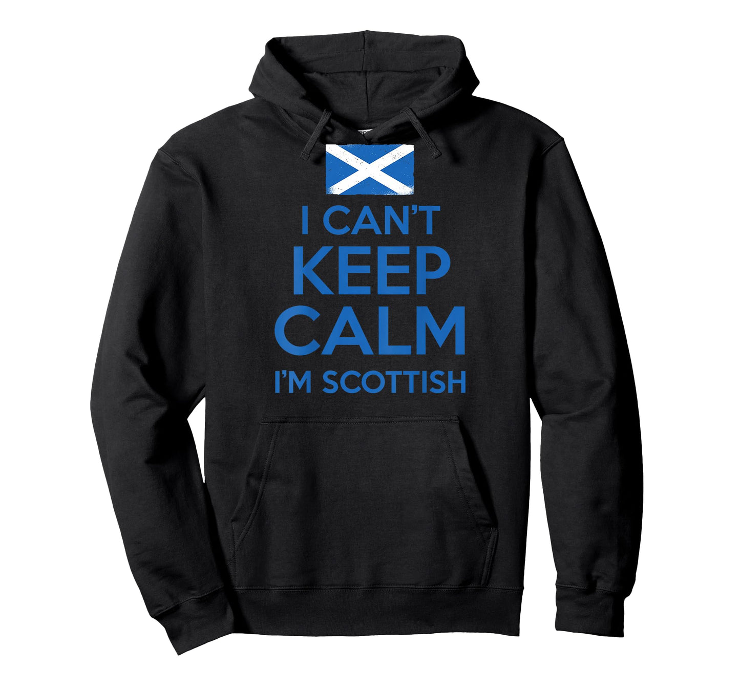 I CAN'T KEEP CALM I'M SCOTTISH Funny Scotland Meme ON BACK T-Shirt