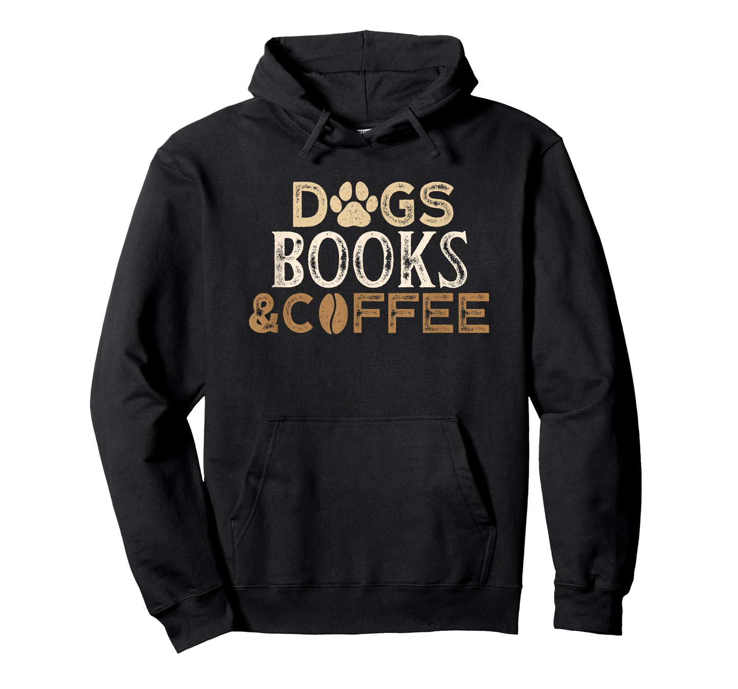Dogs Books & Coffee T-Shirt