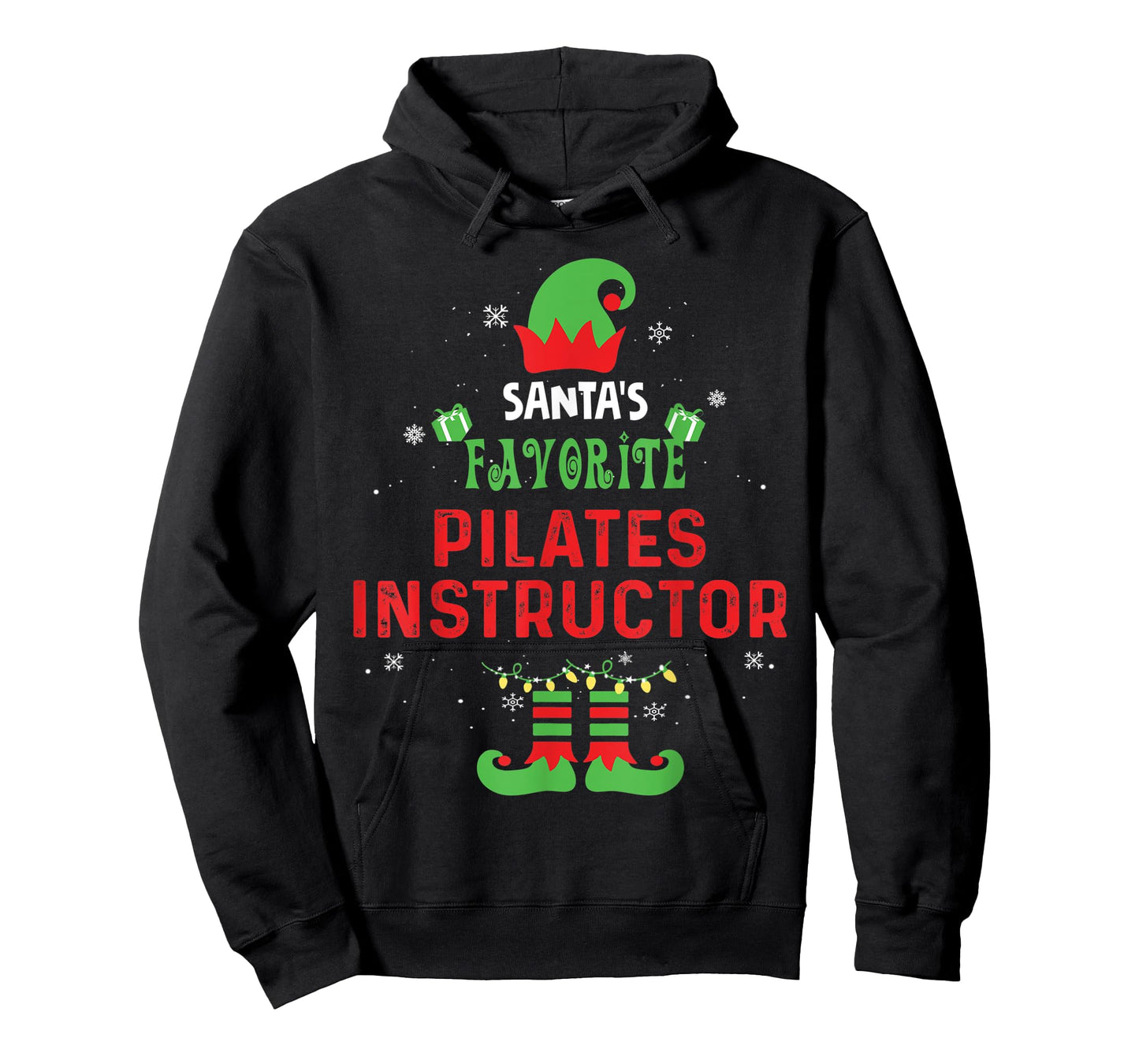 Santa's Favorite Pilates Instructor Christmas Xmas Gift T-Shirt