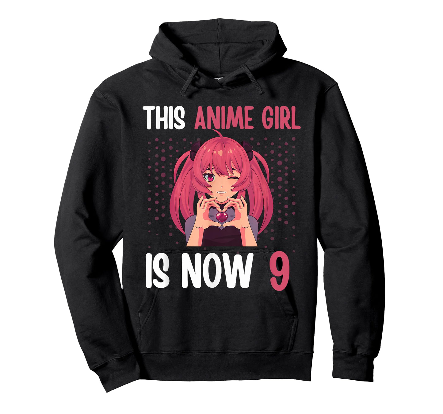This Anime Girl is Now 9 Yrs Old Anime 9th Birthday Kawaii T-Shirt