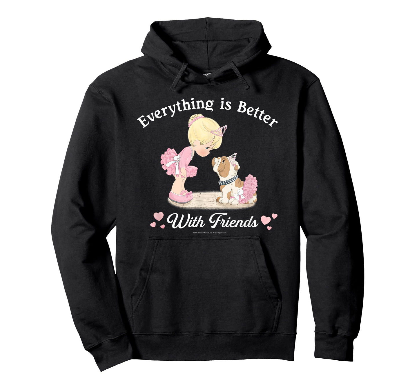 Precious Moments Better with Friends Cute Dog Ballet Dancing T-Shirt
