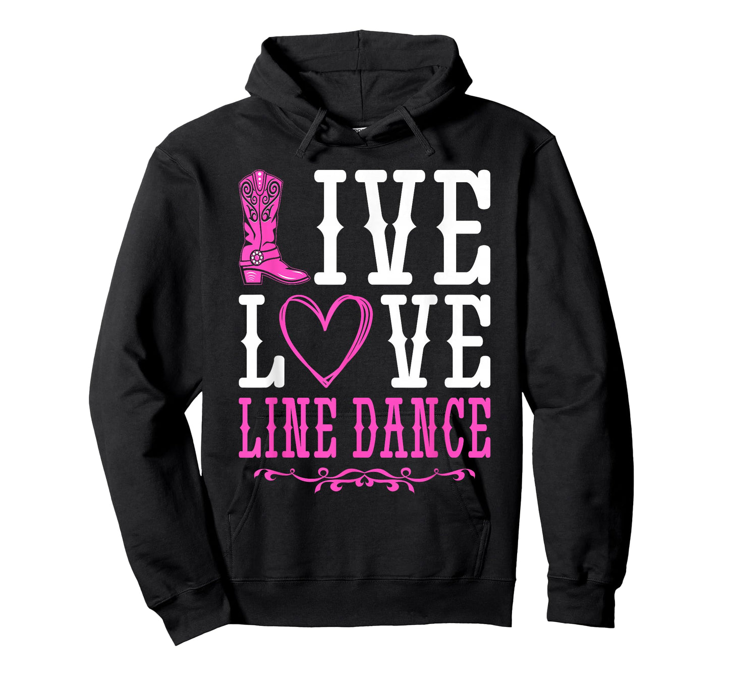 Line Dancing Country Western Live Love Line Dance T-Shirt