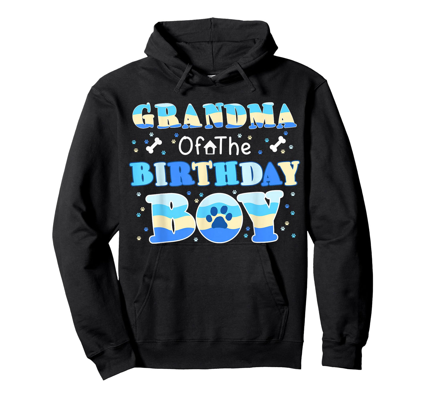 Grandma of The Birthday Boy Celebration Family Love T-Shirt