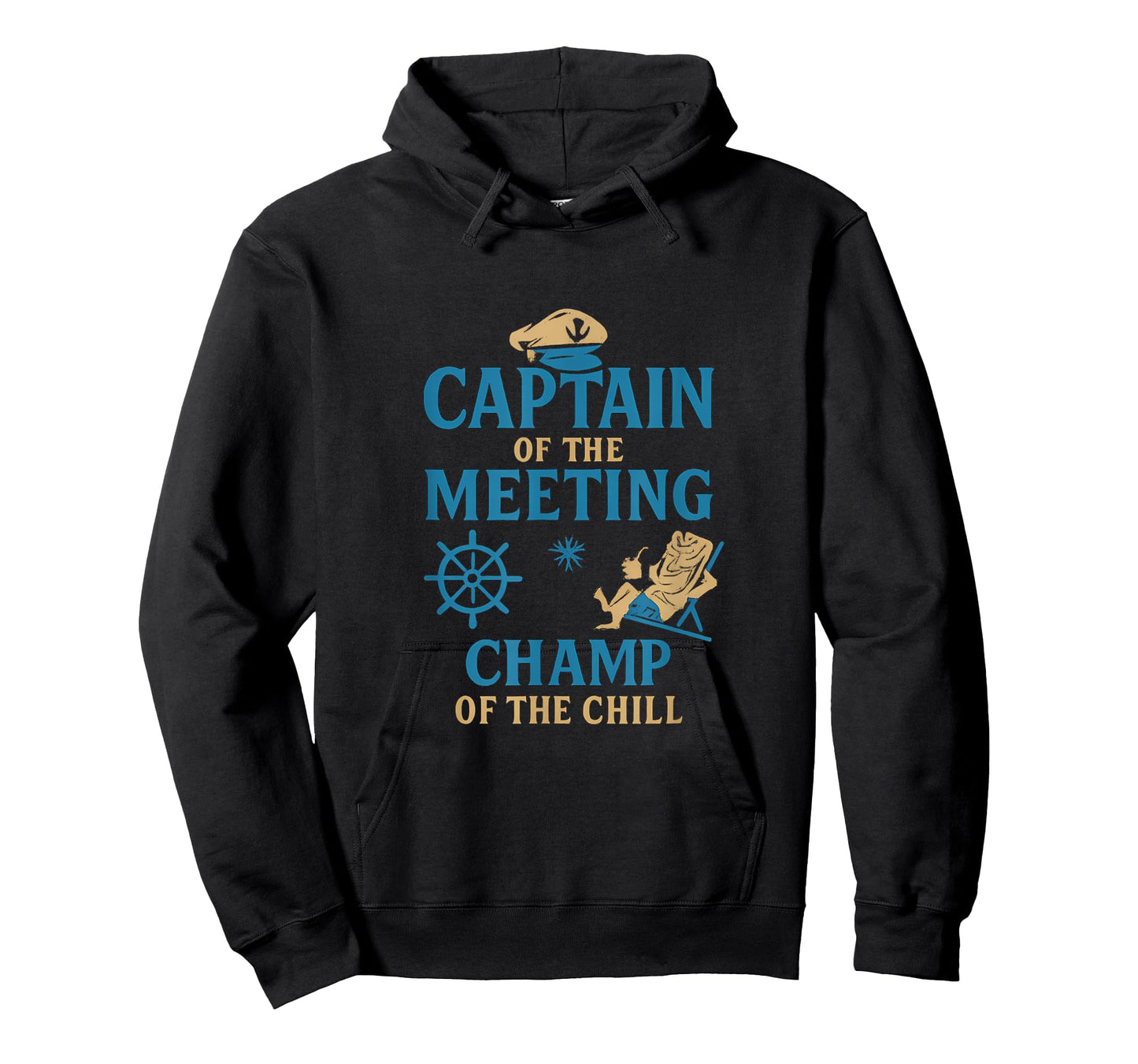 Captain of The Meeting Champ of The Chill Graphic T-Shirt