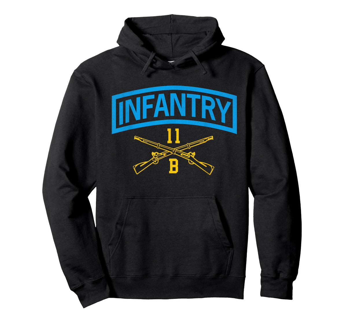 11B Infantry Combat Veteran 11 Bravo Infantryman Grunt Flag T-Shirt