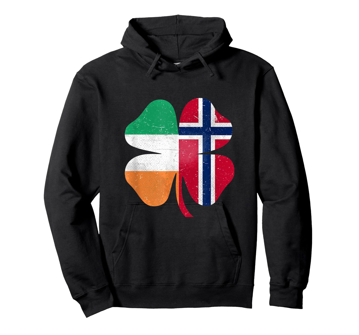 Norwegian Irish Shamrock Norway Ireland St. Patrick's Day T-Shirt