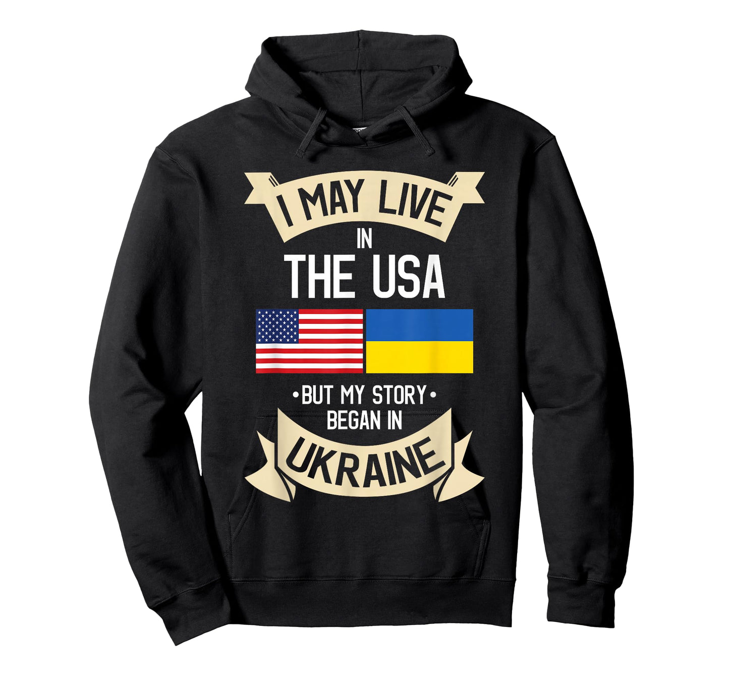 Ukrainian American Flag Love Support Ukrainians Ukraine T-Shirt
