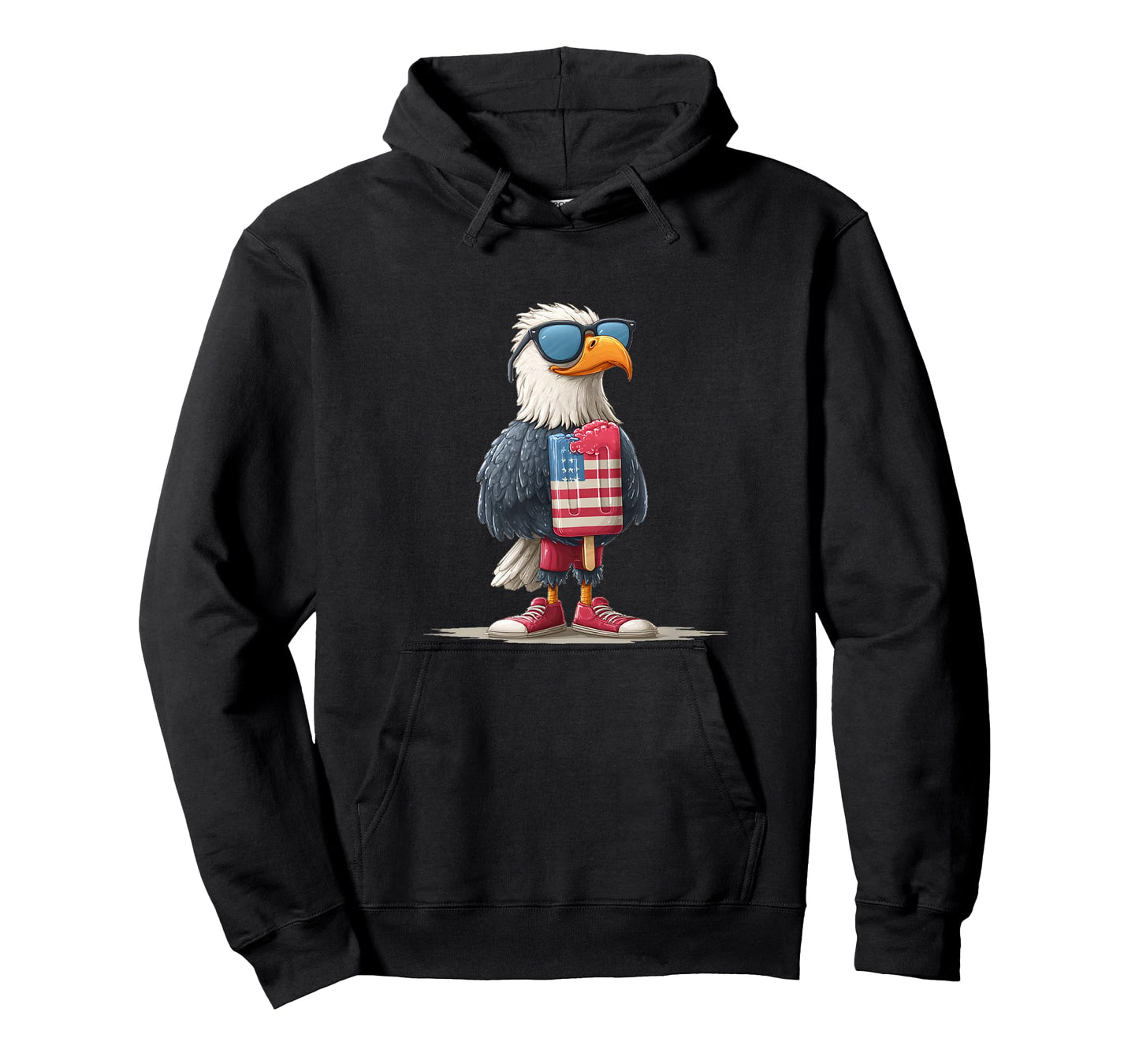 Bold Shades Eagle with Ice Cream Costume for Boys and Girls T-Shirt