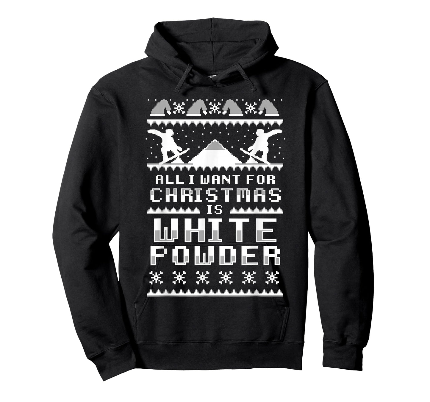 All I Want For Christmas Is White Snow Ski & Snowboard T-Shirt
