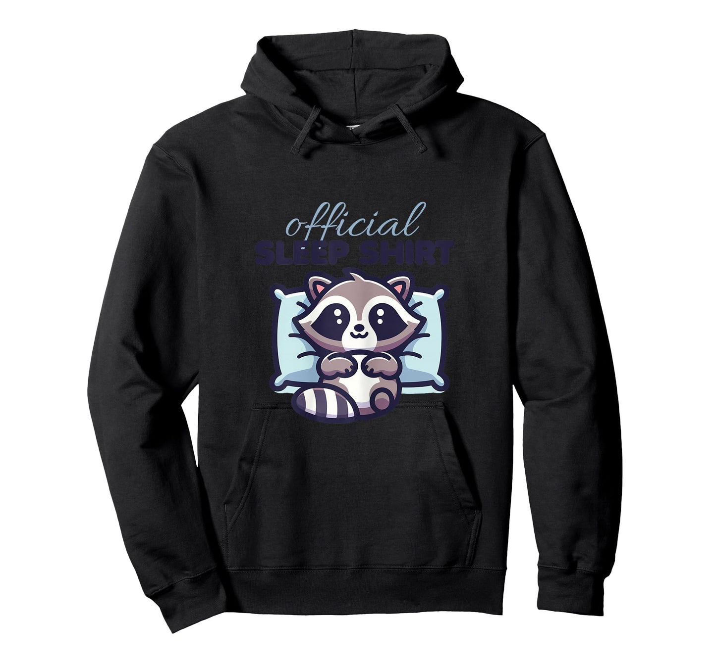 Cute Raccoon Bedtime - Official Sleep T-Shirt