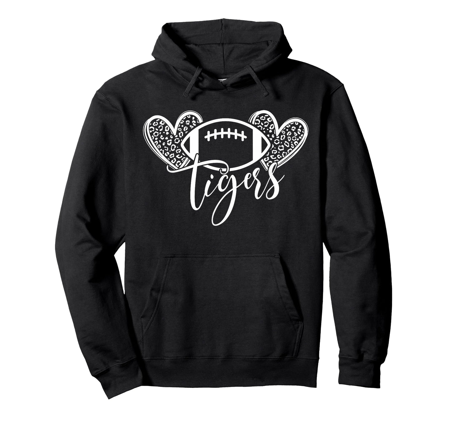 Cute Heart Tigers Sports Mascot - For Tigers Team Football T-Shirt