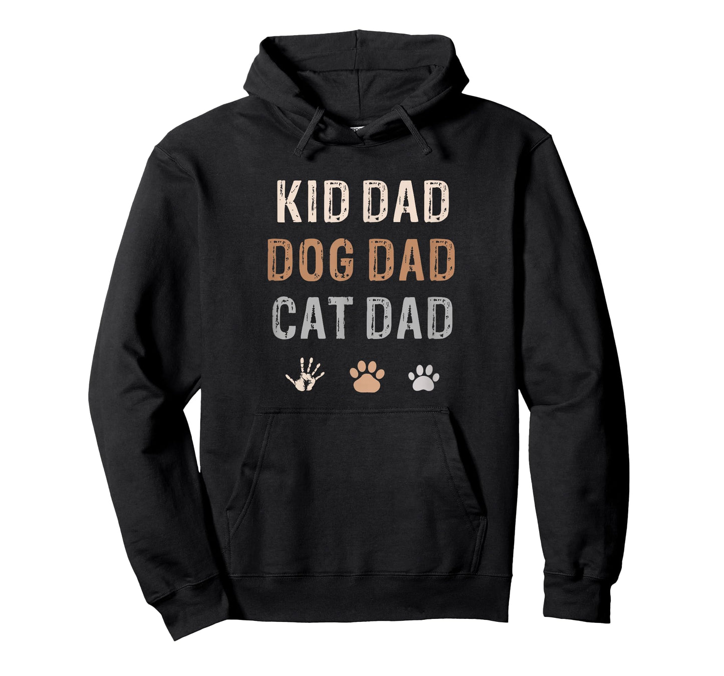 Funny Kid, Dog, Cat Dad Shirt Fur Papa Parent Father's Day T-Shirt