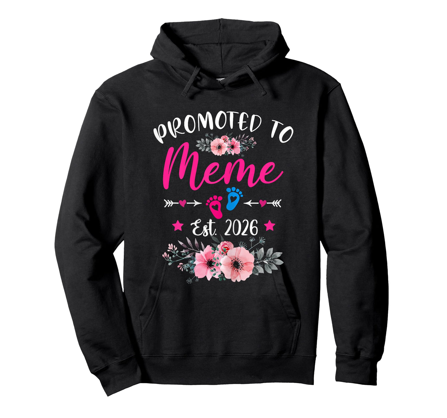 Promoted To Meme Est 2026 Soon To Be Mother's Day Floral T-Shirt