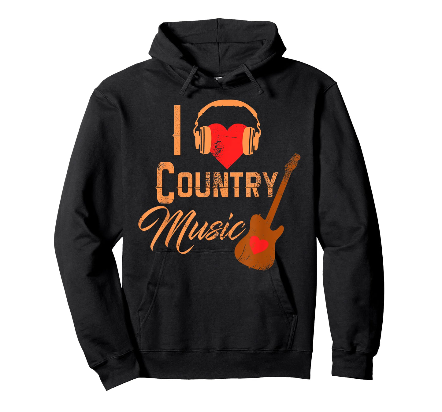 I Love Country Music Shirt Heart Design Country Western Tee T-Shirt