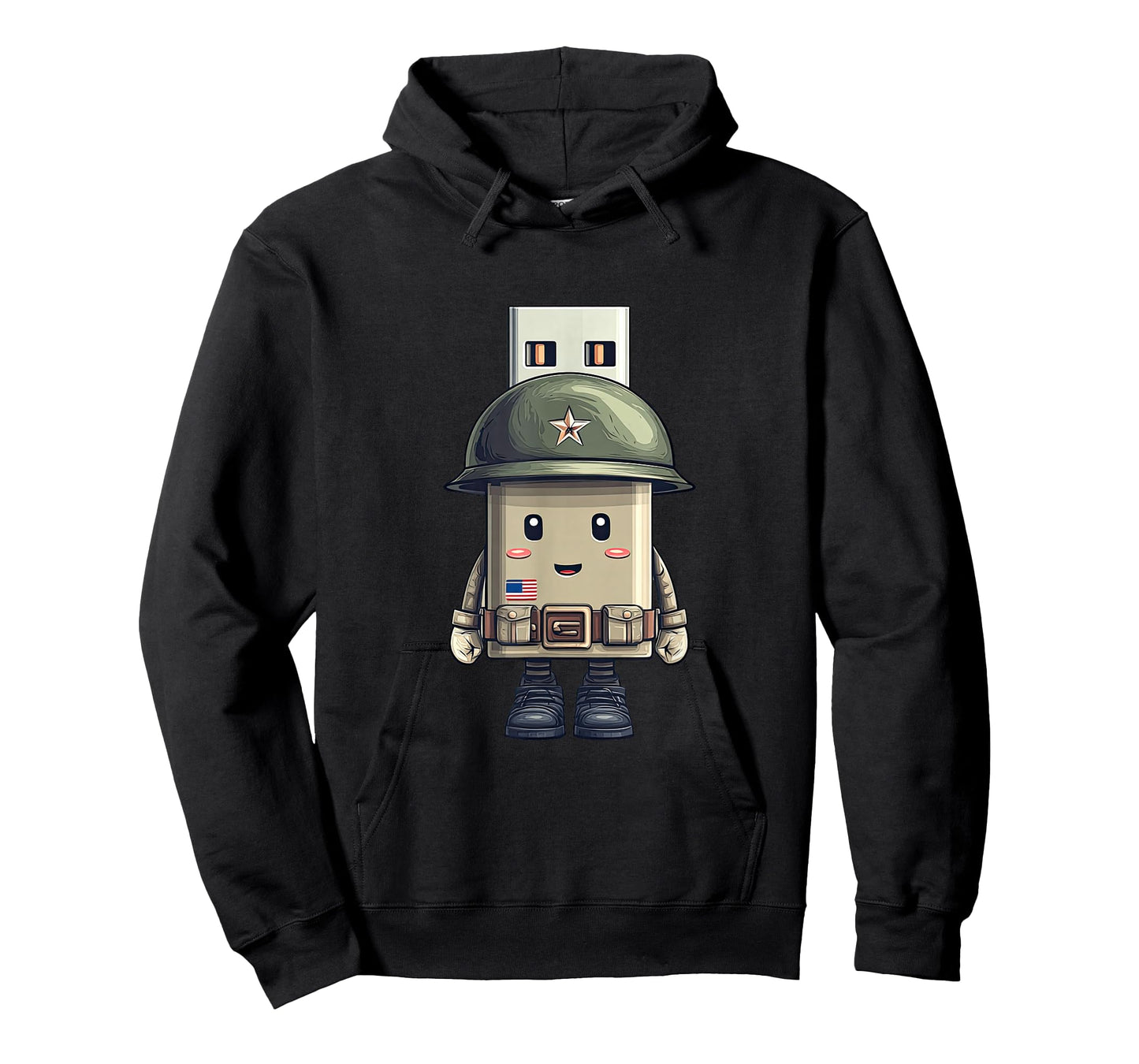 Nice USB in Military Look T-Shirt