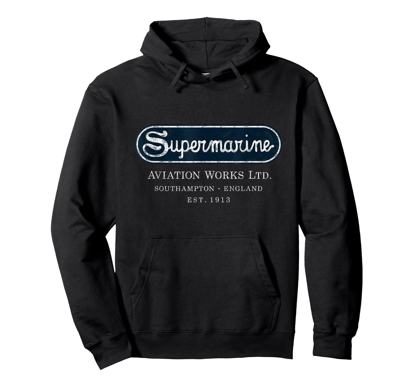 Supermarine Aviation Logo | Vintage Spitfire Fighter Plane T-Shirt