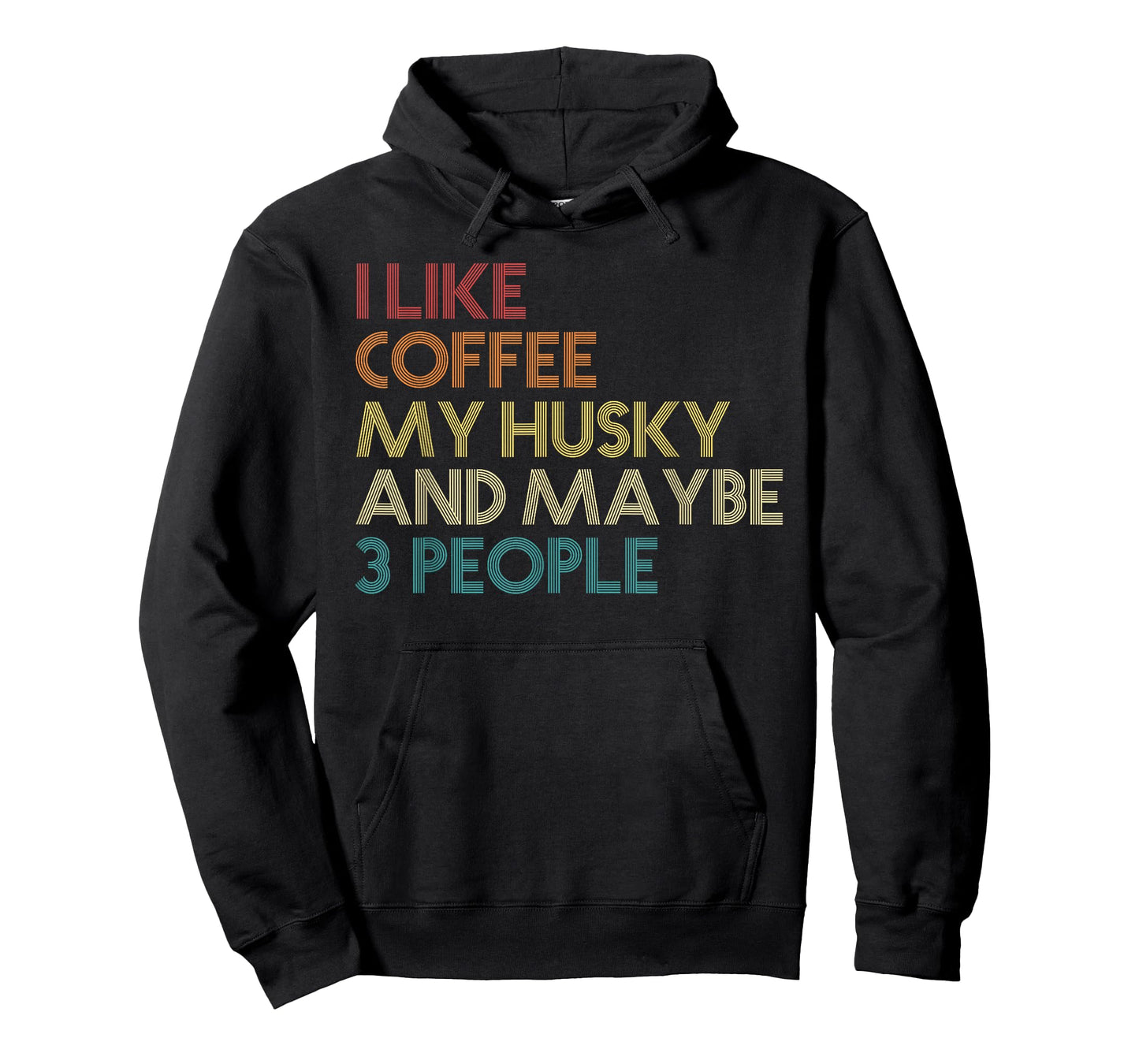 Siberian Husky Dog Owner Coffee Lovers Quote Vintage Retro T-Shirt for Men Women