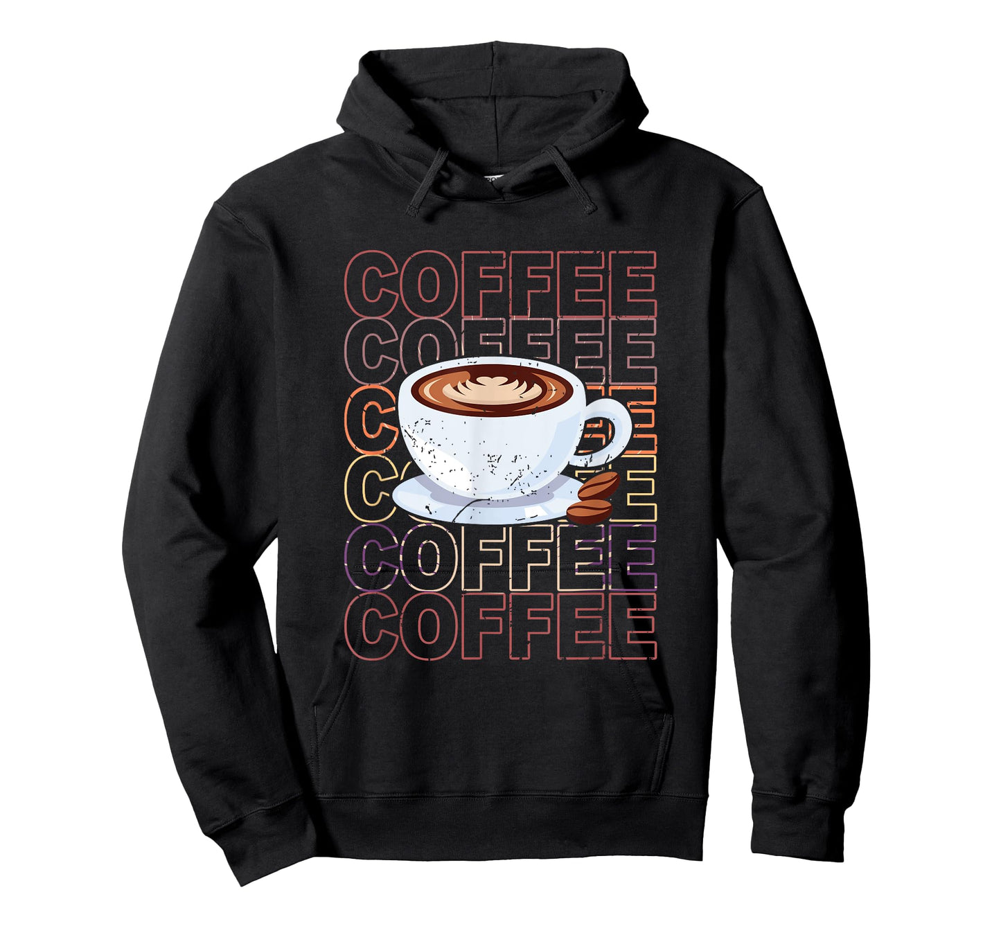 Coffee Love Repeat Steaming Latte Art Fresh Roasted Beans T-Shirt