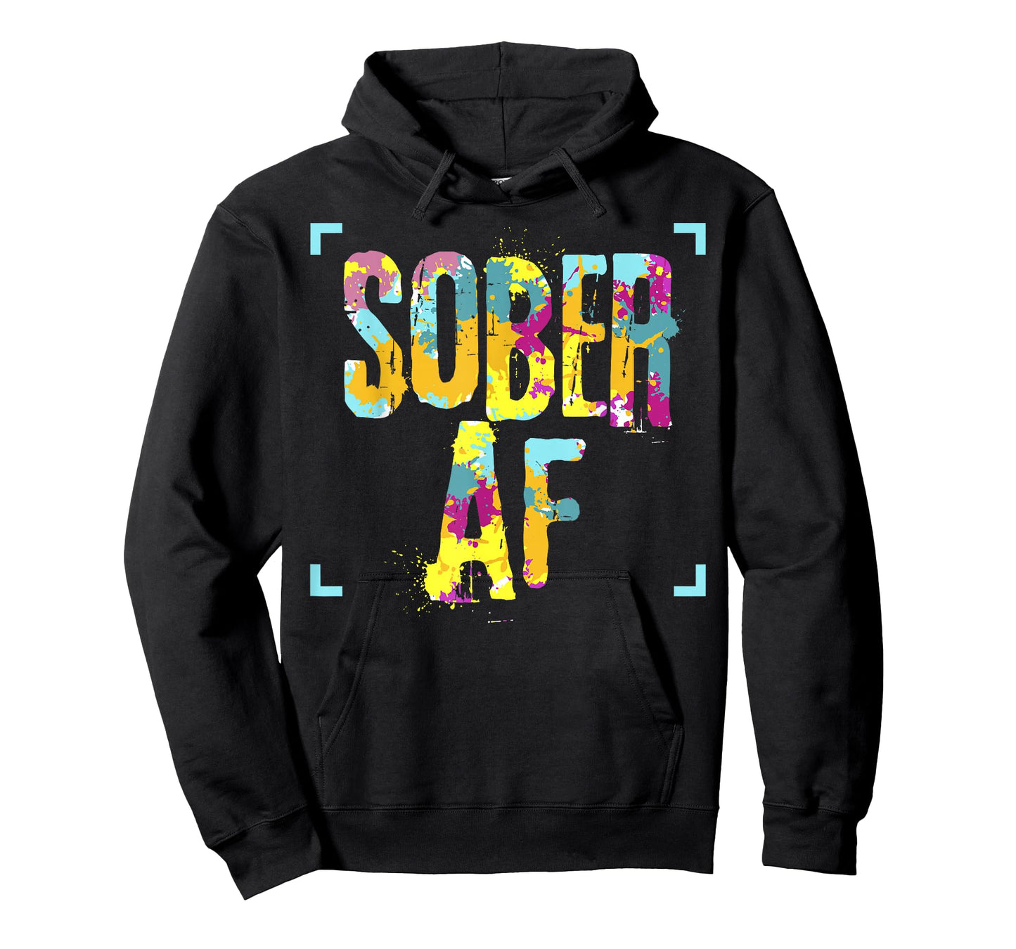 Funny Sobriety Gift 12 Step Program Gift Sober AF T-Shirt
