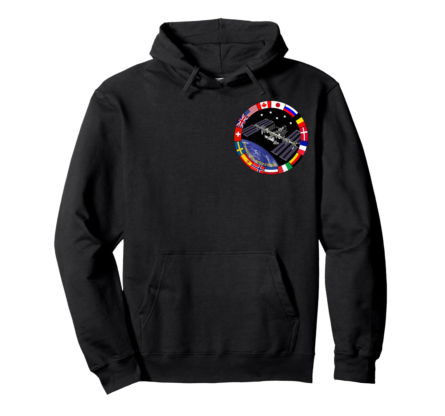 International Space Station T-Shirt NASA ISS Pocket Logo T-Shirt