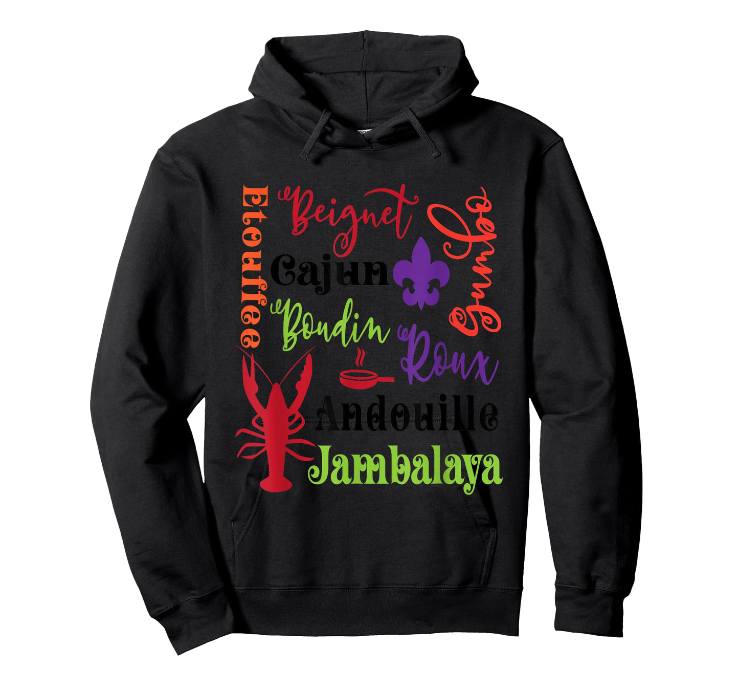 Crawfish Beignet Gumbo Jambalaya Subway Bayou Funny T Shirt T-Shirt