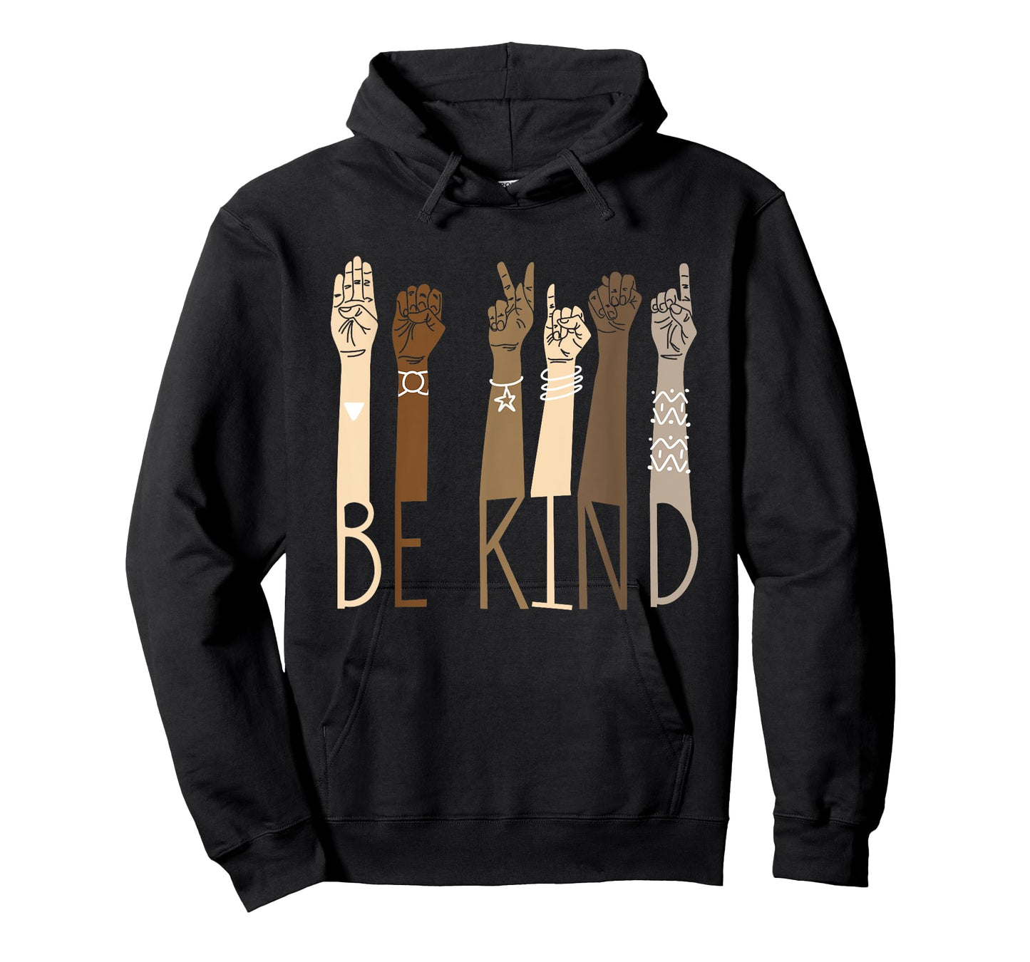 Be Kind Sign Language Hand Talking Teachers Interpreter ASL Men Women T-Shirt