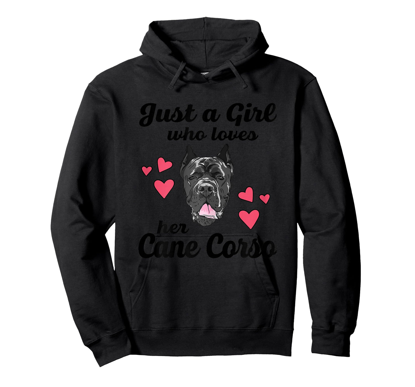 Just A Girl Who Loves Her Cane Corso Funny Dog Mom Womens T-Shirt
