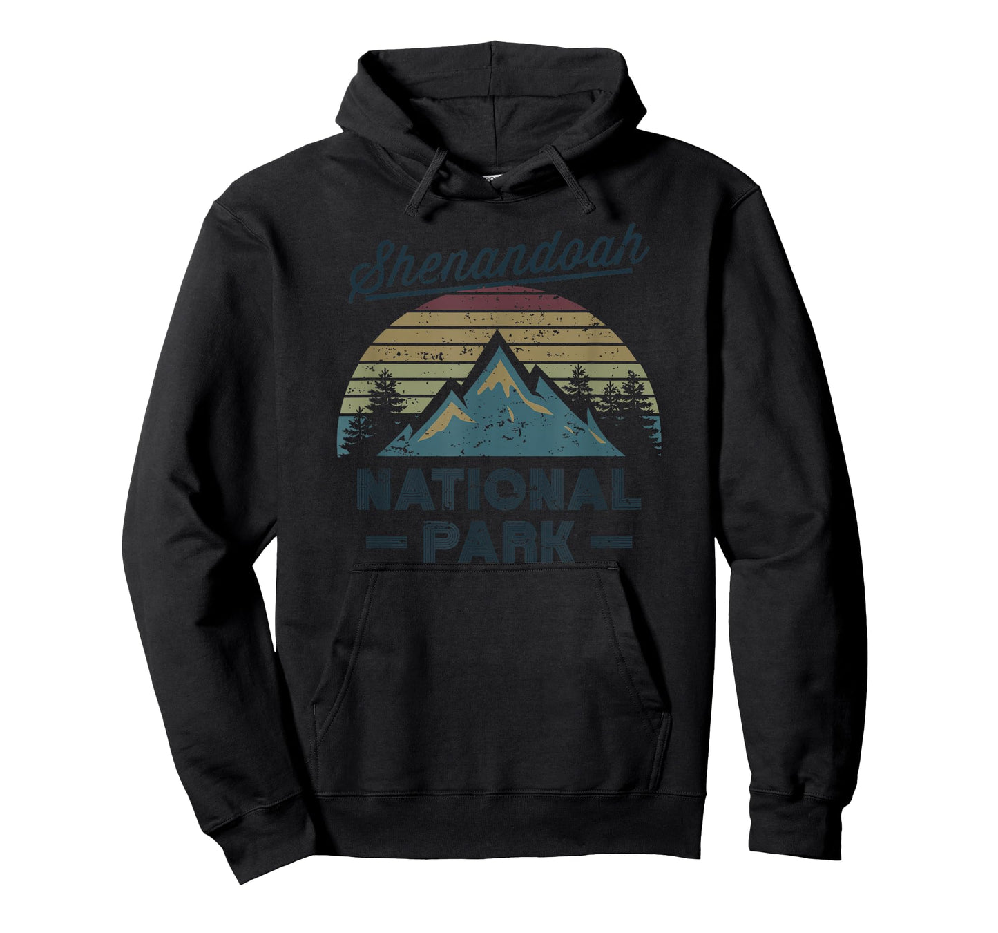SHENANDOAH NATIONAL PARK Vintage Sunset Love Hiking Camping T-Shirt