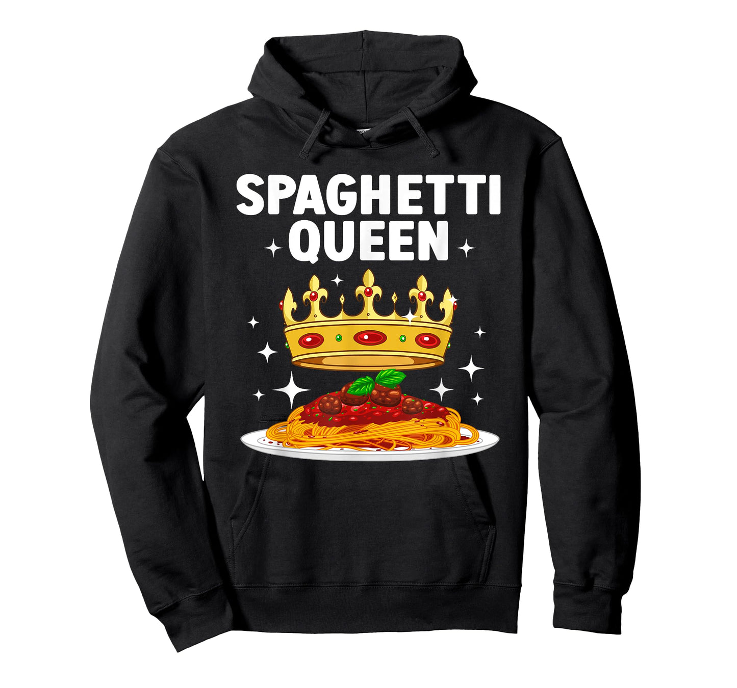 Best Spaghetti Queen Design For Women Girls Spaghetti Lovers T-Shirt