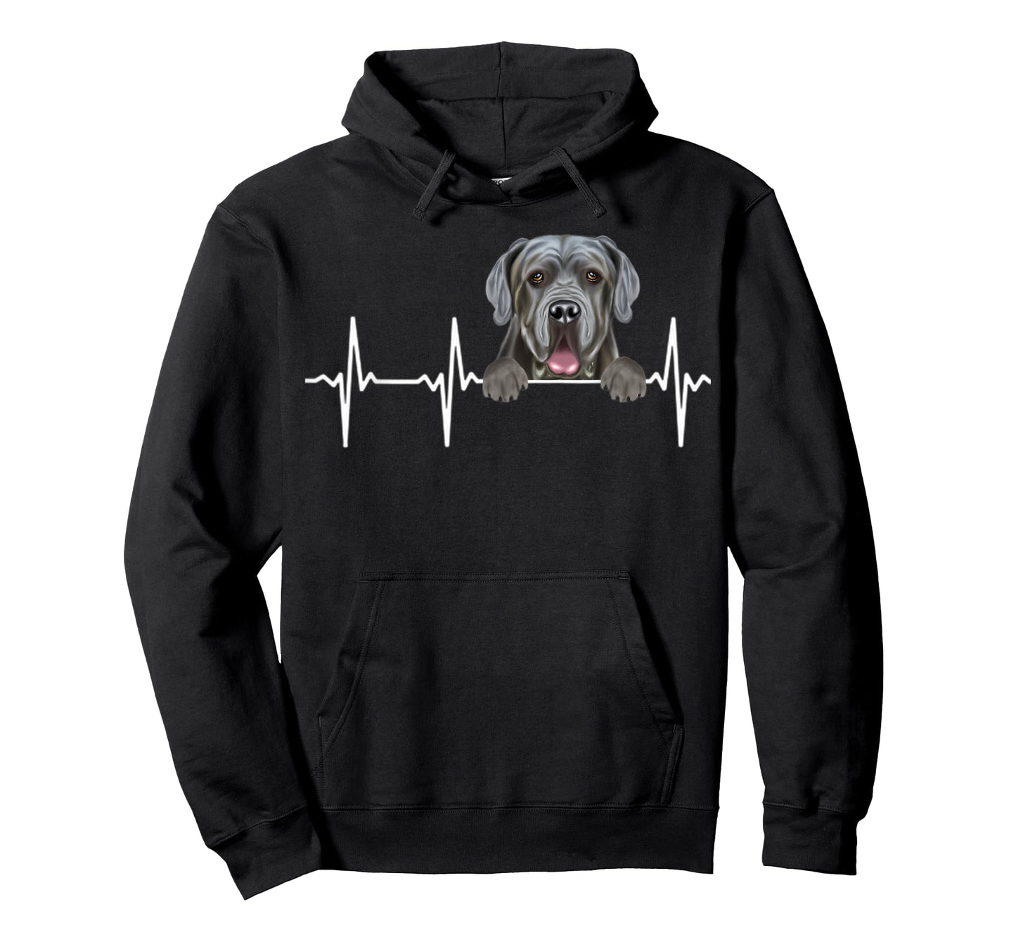 Funny Dog Heartbeat For Neapolitan Mastiff Lovers T-Shirt