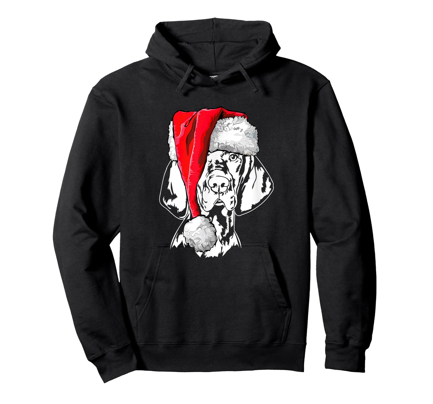 Funny Santa Hungarian Vizsla Christmas dog mom dog T-Shirt
