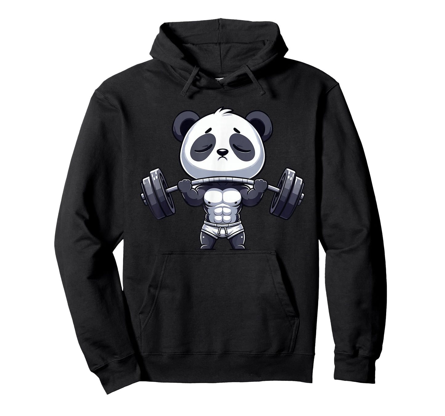 Weightlifting Panda Fitness Gym Workout Bodybuilder Panda T-Shirt