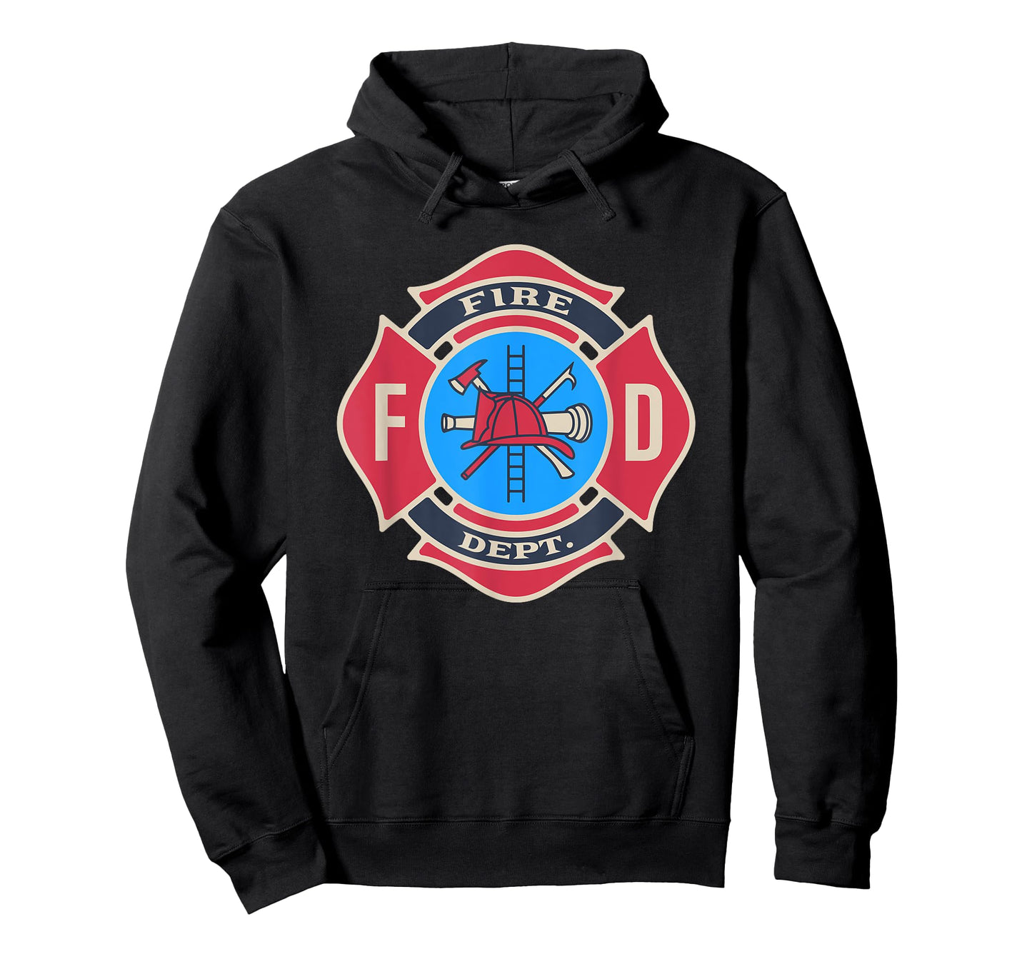 Fire Department Logo Uniform Fireman Firefighter Costume T-Shirt