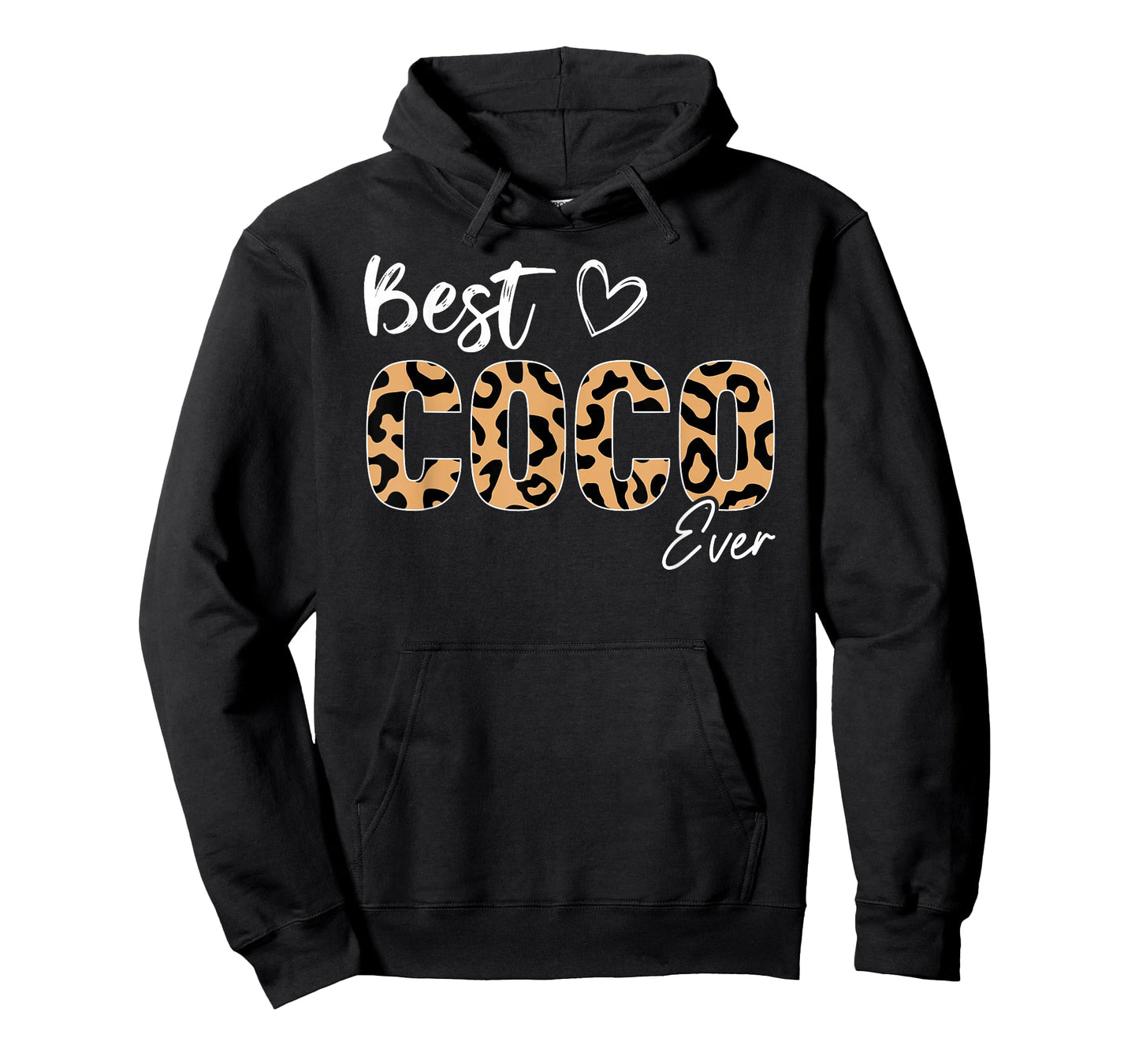 Coco Leopard Print Grandma Best Coco Ever T-Shirt