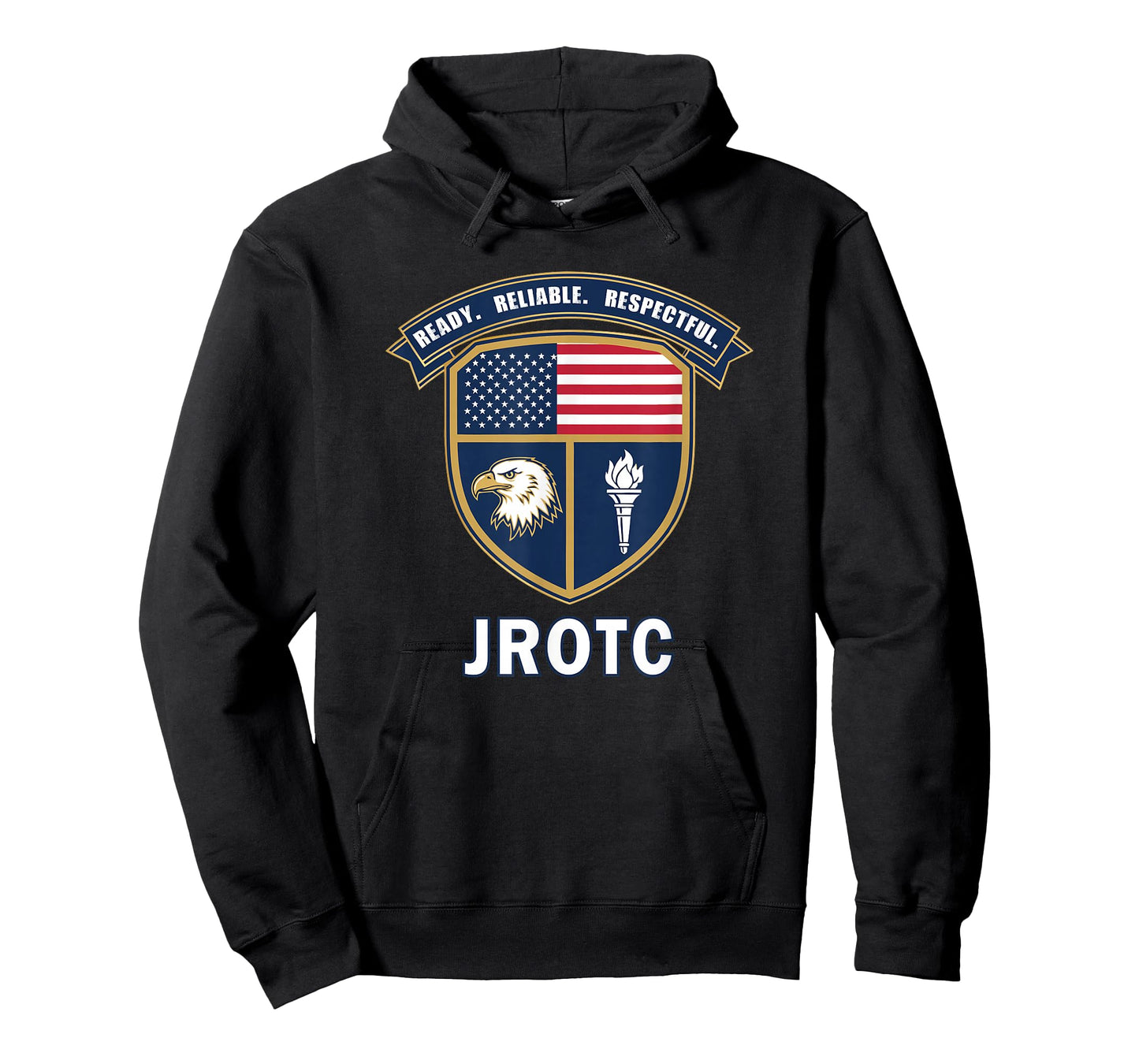 JROTC Patriotic Ready Reliable Respectful Cadet Design T-Shirt