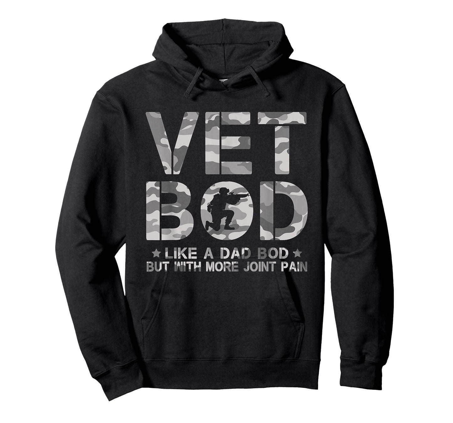Vet BOD Like A Dad Bob But with More Join Pain Military Vet T-Shirt