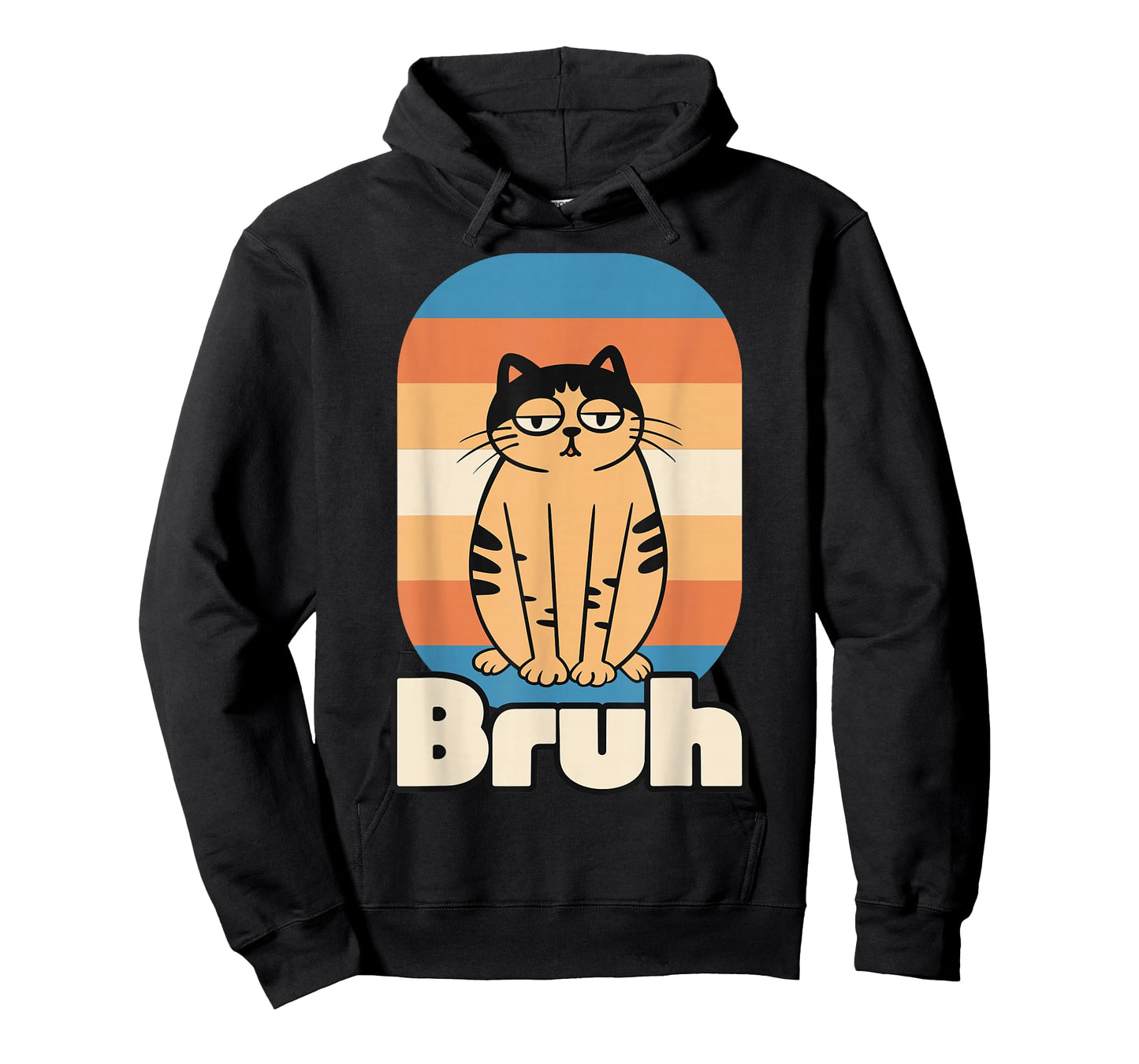 Retro Cat Bruh Meme, Sarcastic Humor T-Shirt